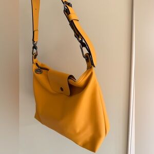 Longchamp Mustard Yellow Shoulder Bag Never Used